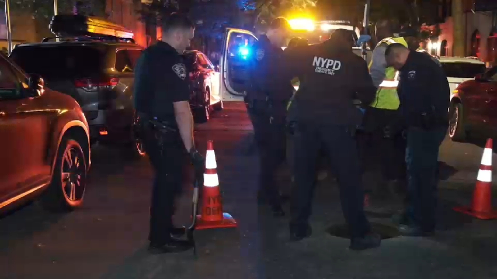 5 people spotted climbing out of Upper East Side manhole; no arrests