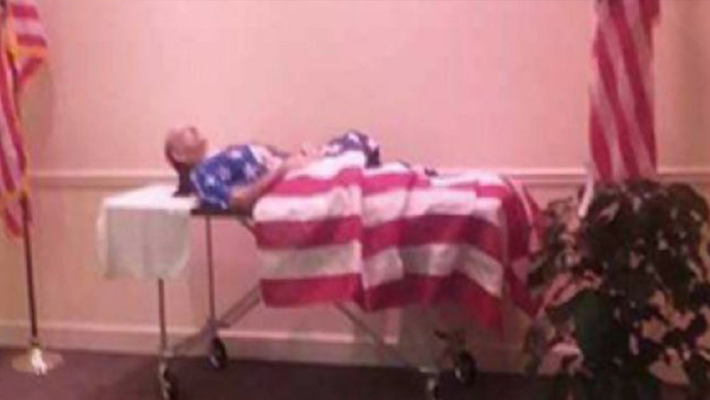 Public upset over veteran's visitation with no coffin