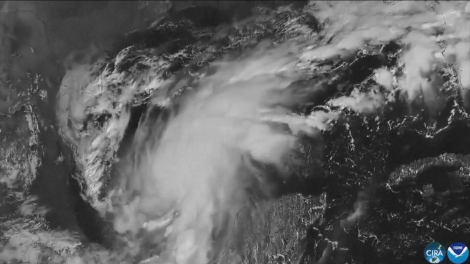 Storm surge warning