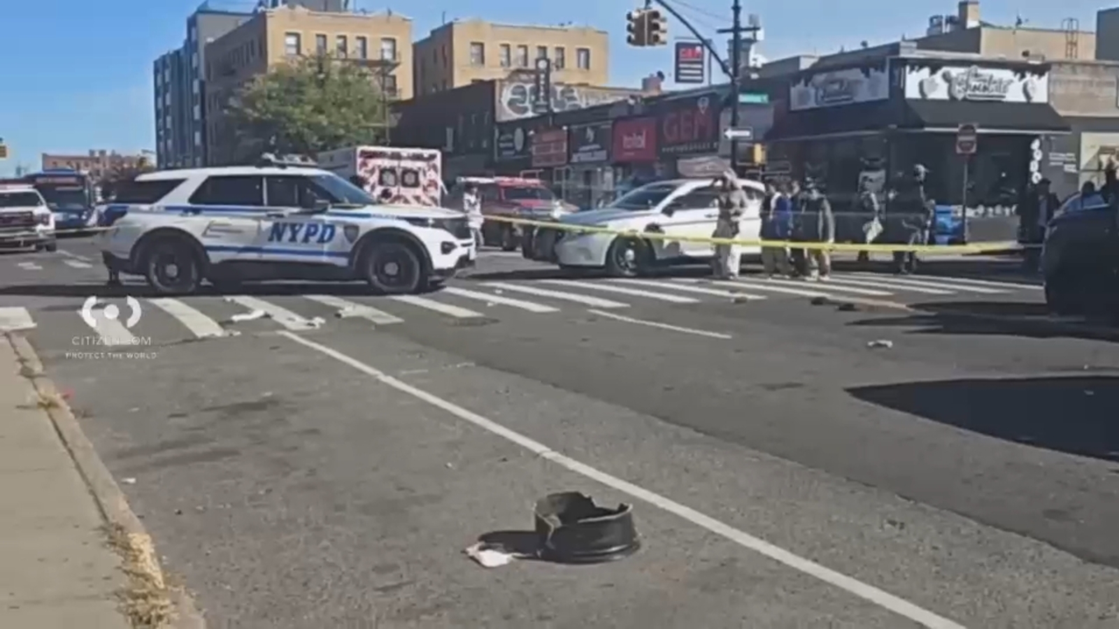 Multiple pedestrians struck after several cars collided in the Bronx