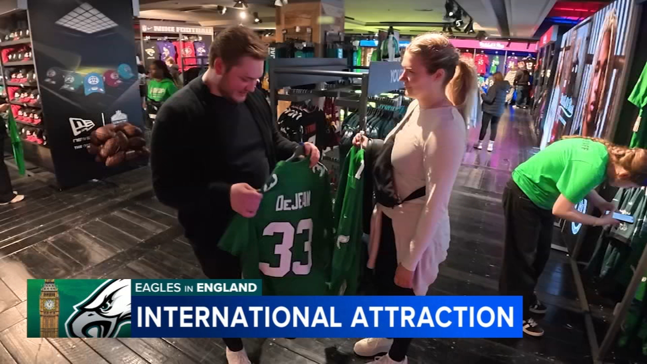 International Birds fans flock to NFL Pro Shop in London for 