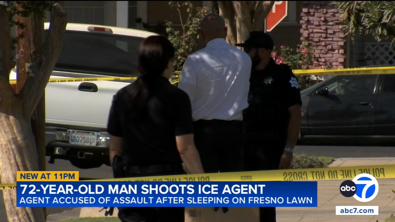 Man shoots off-duty ICE agent found asleep on lawn in California