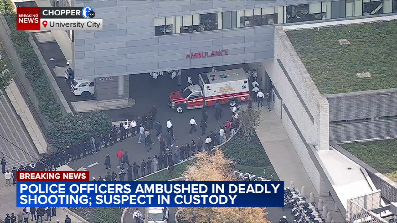 Police officer dies after West Philadelphia shooting; another injured with 12 gunshot wounds