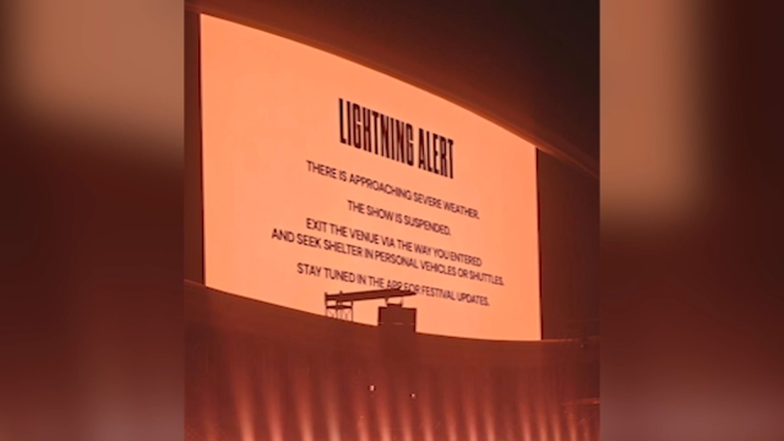 Head Trip music festival ends show early due to lightning in Indio, California Head Trip music festival ends show early due to lightning in Indio, California