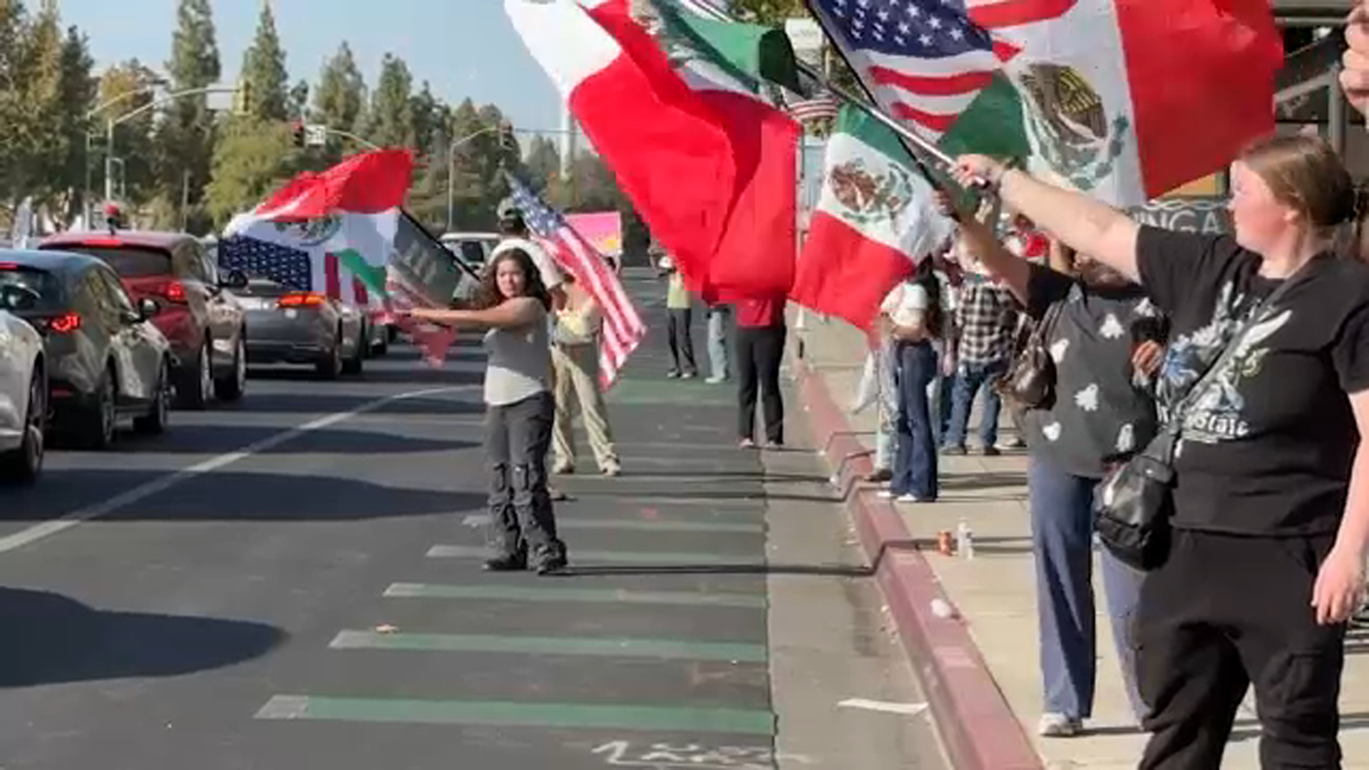 Ice Off Protest in northeast Fresno follows shooting involving off-duty ICE ...