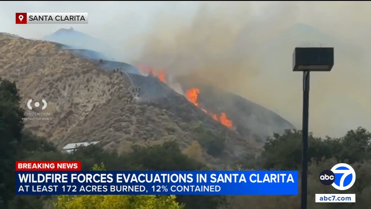 Bike Fire: Santa Clarita brush fire burns at least 475 acres; evacuation orders, warnings downgraded