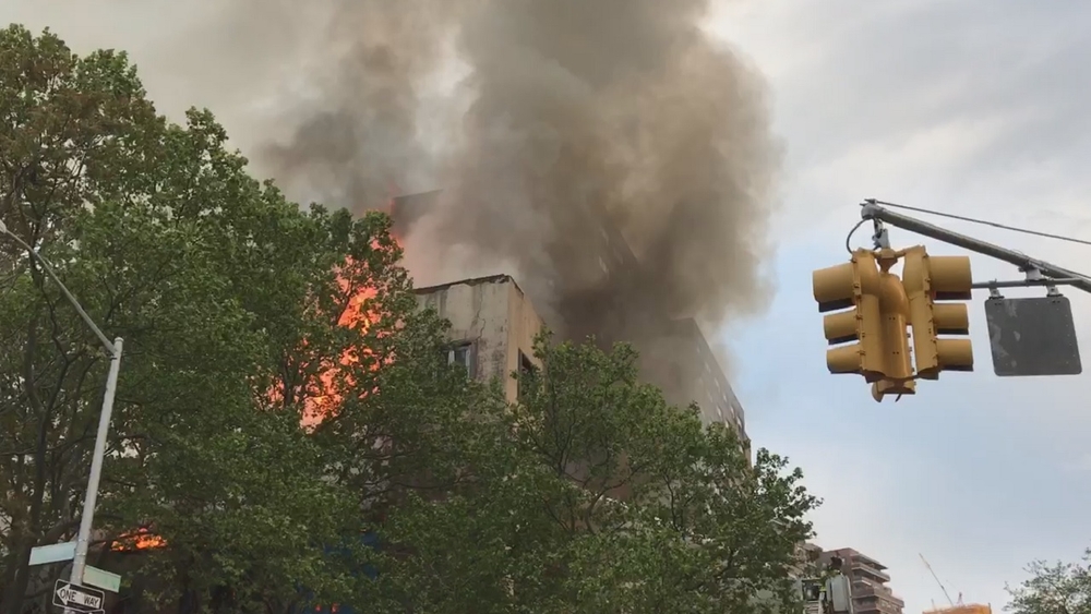 Fire tears through LES synagogue