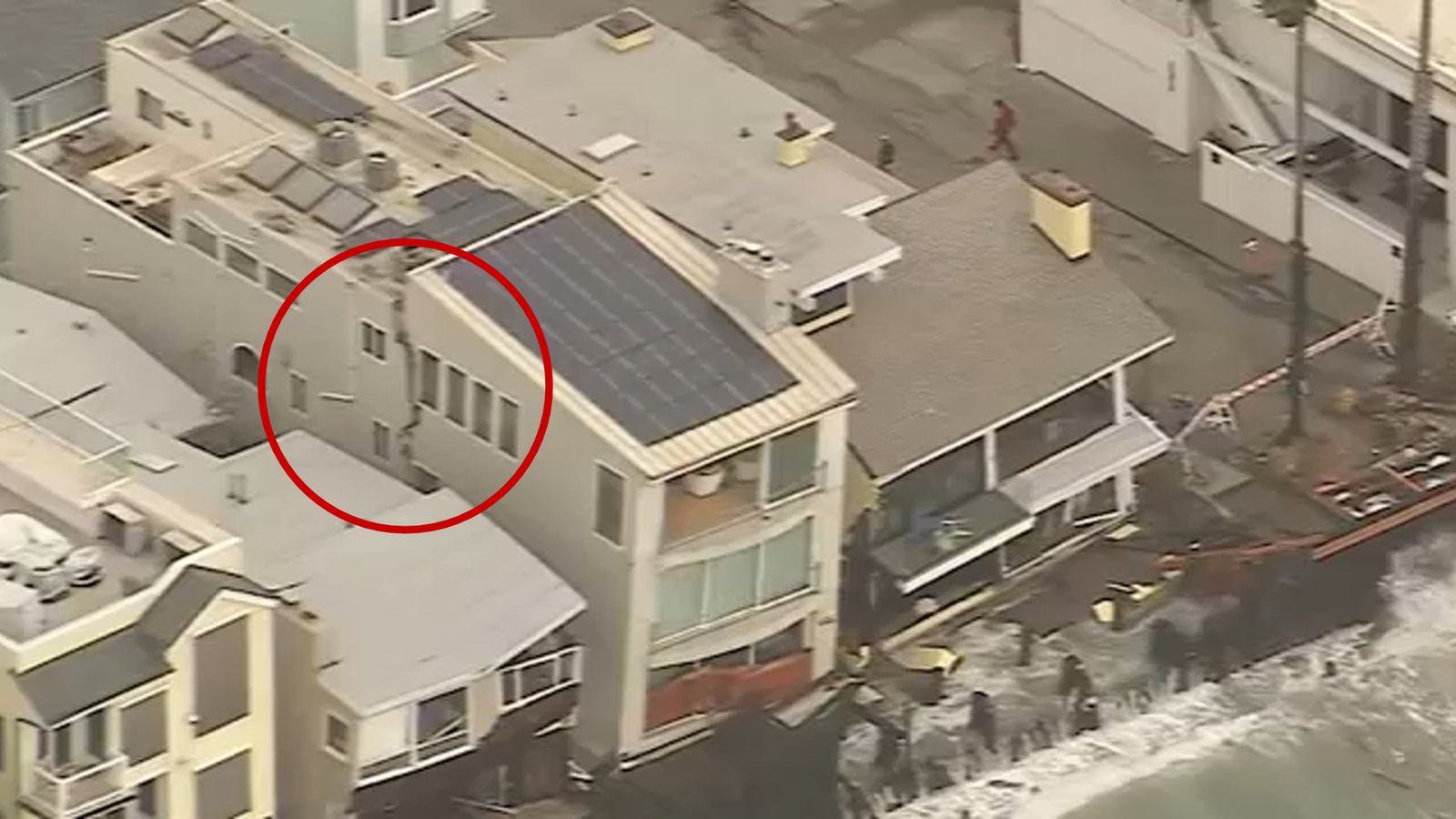 Several days of destructive waves from Tropical Storm Rachel leave 8 buildings red-tagged in Long Beach Several days of destructive waves from Tropical Storm Rachel leave 8 buildings red-tagged in Long Beach