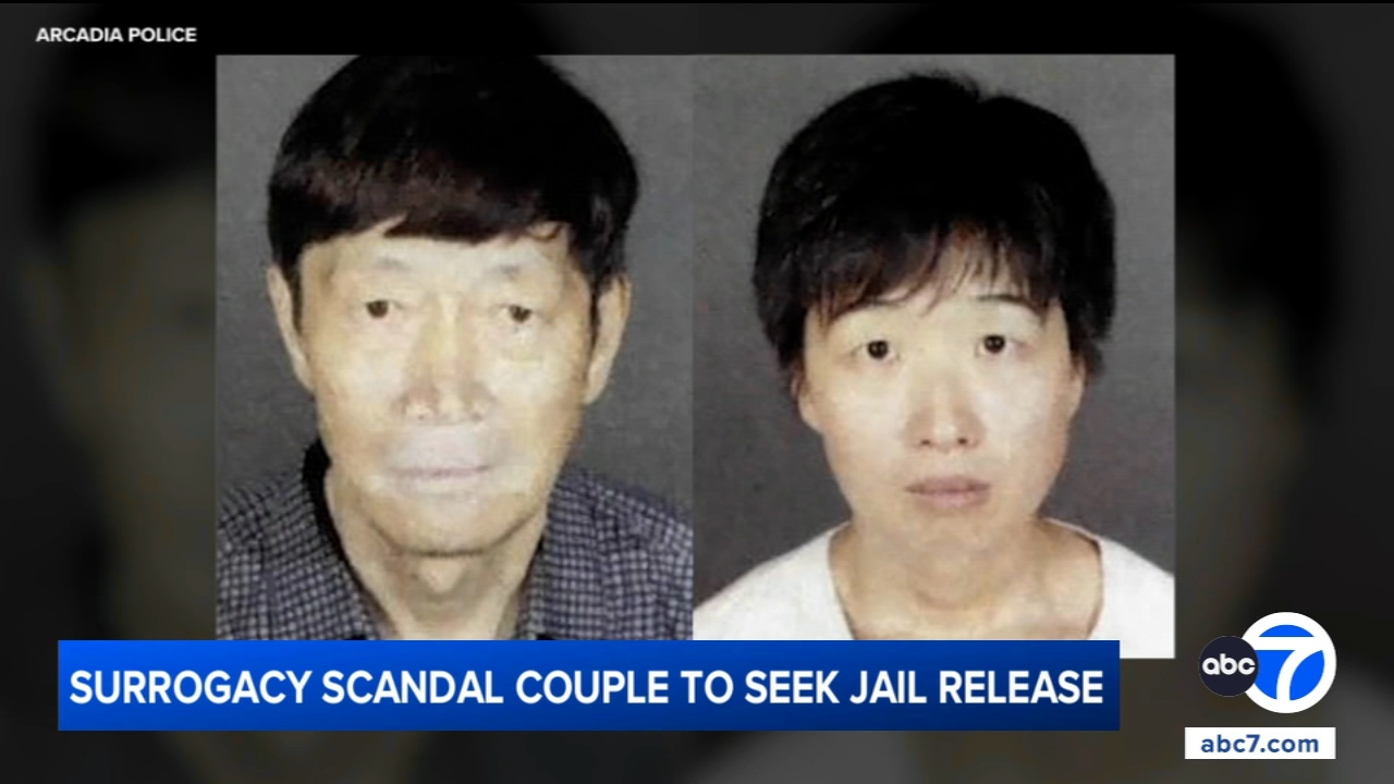 Arcadia couple accused in surrogacy scandal to seek release from jail, attorneys say