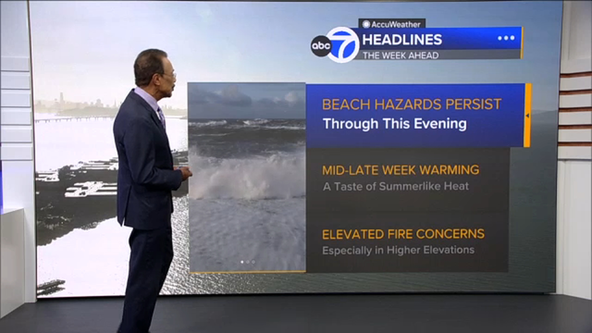 AccuWeather Forecast: Beach Hazards Statement until 10 p.m.