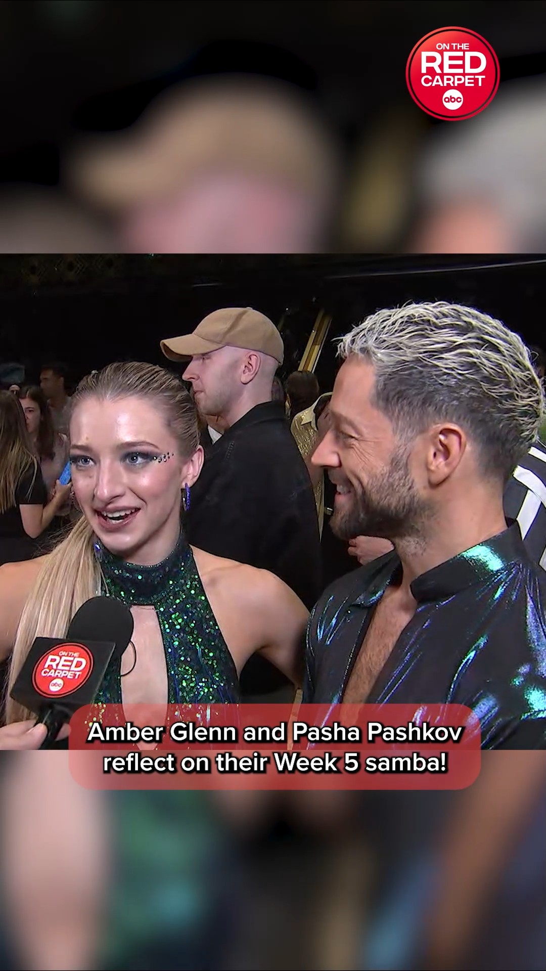 Amber Glenn and Pasha Pashkov reflect on their Week 5 samba!