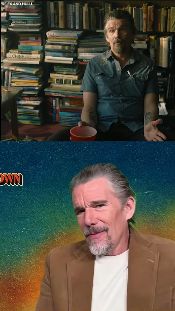 Oscar-nominated actor Ethan Hawke with the lowdown on The Lowdown S2