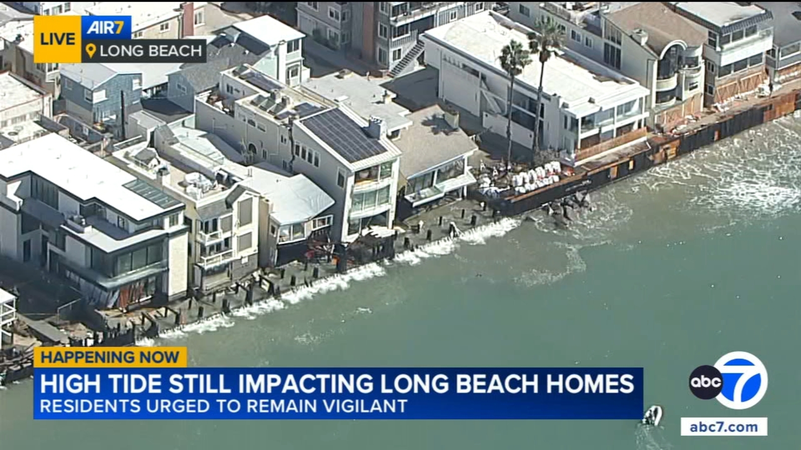 High tide continues to hammer Long Beach homes High tide continues to hammer Long Beach homes
