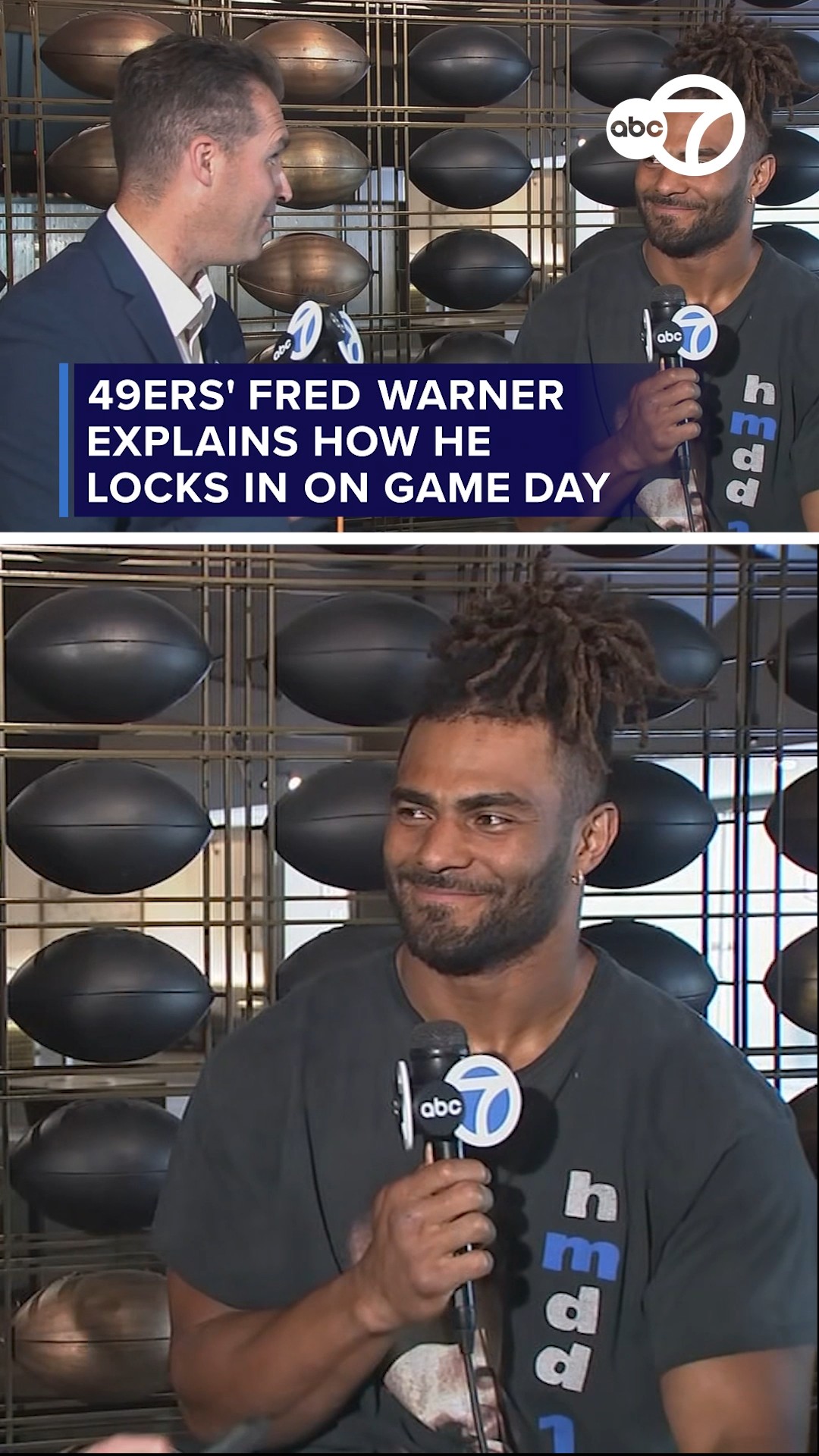 49ers' Fred Warner explains how he locks in on game day