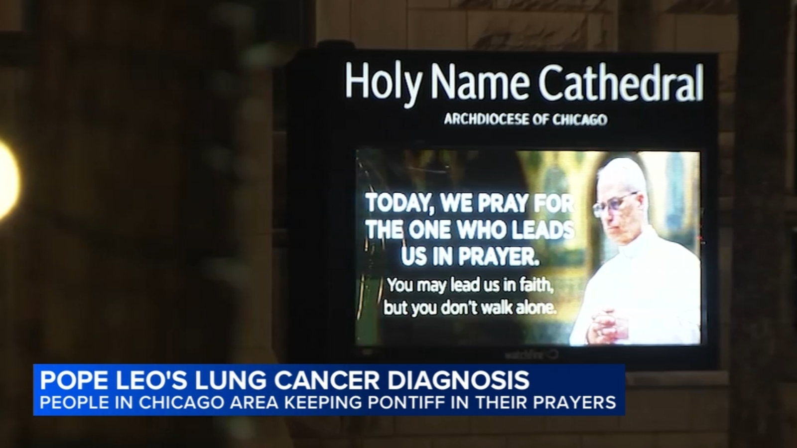 Wls cate pope cancer reax vid