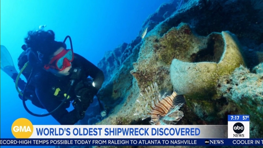 Shipwreck believed to be the world's oldest discovered near Turkey