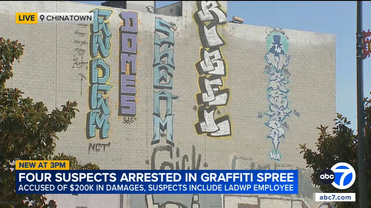LADWP Worker Arrested in $200K Graffiti Vandalism Ring
