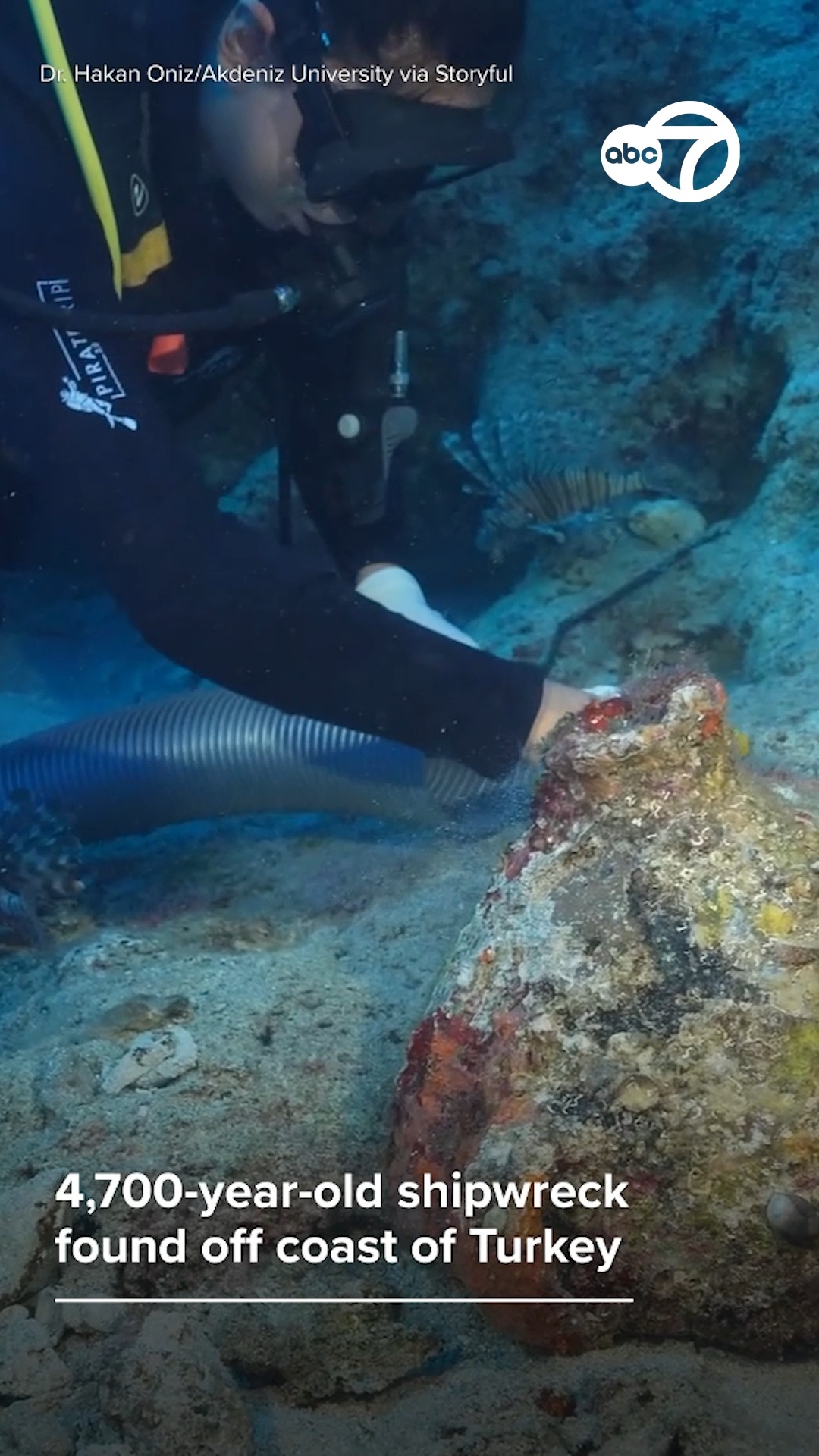 4,700-year-old shipwreck found off coast of Turkey