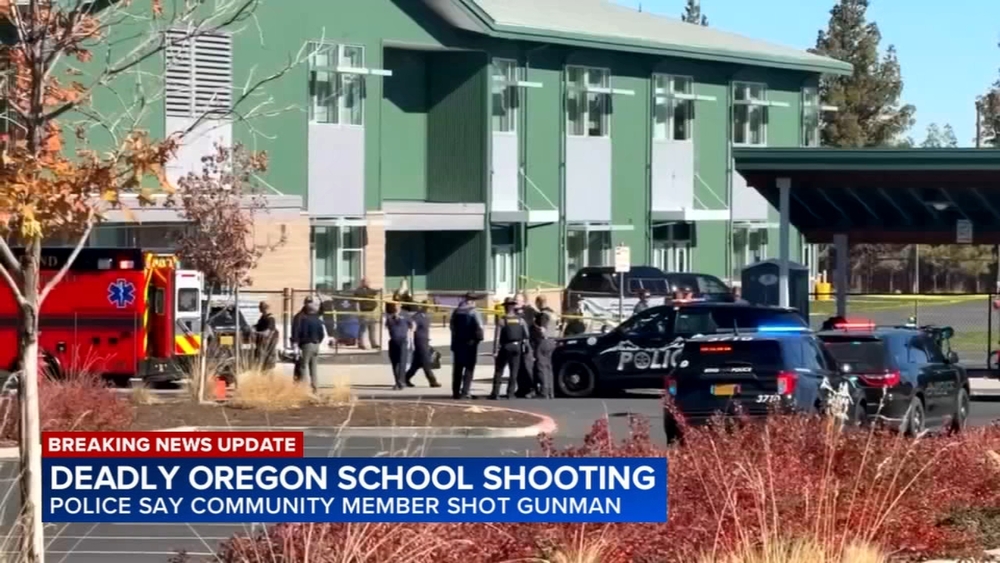 Oregon school shooting: 3 kids, 1 teacher killed; teen suspect dead