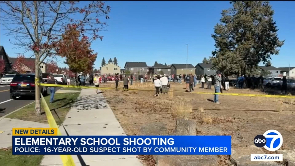 Teen shooter kills 3 children, 1 teacher at Oregon school: Police