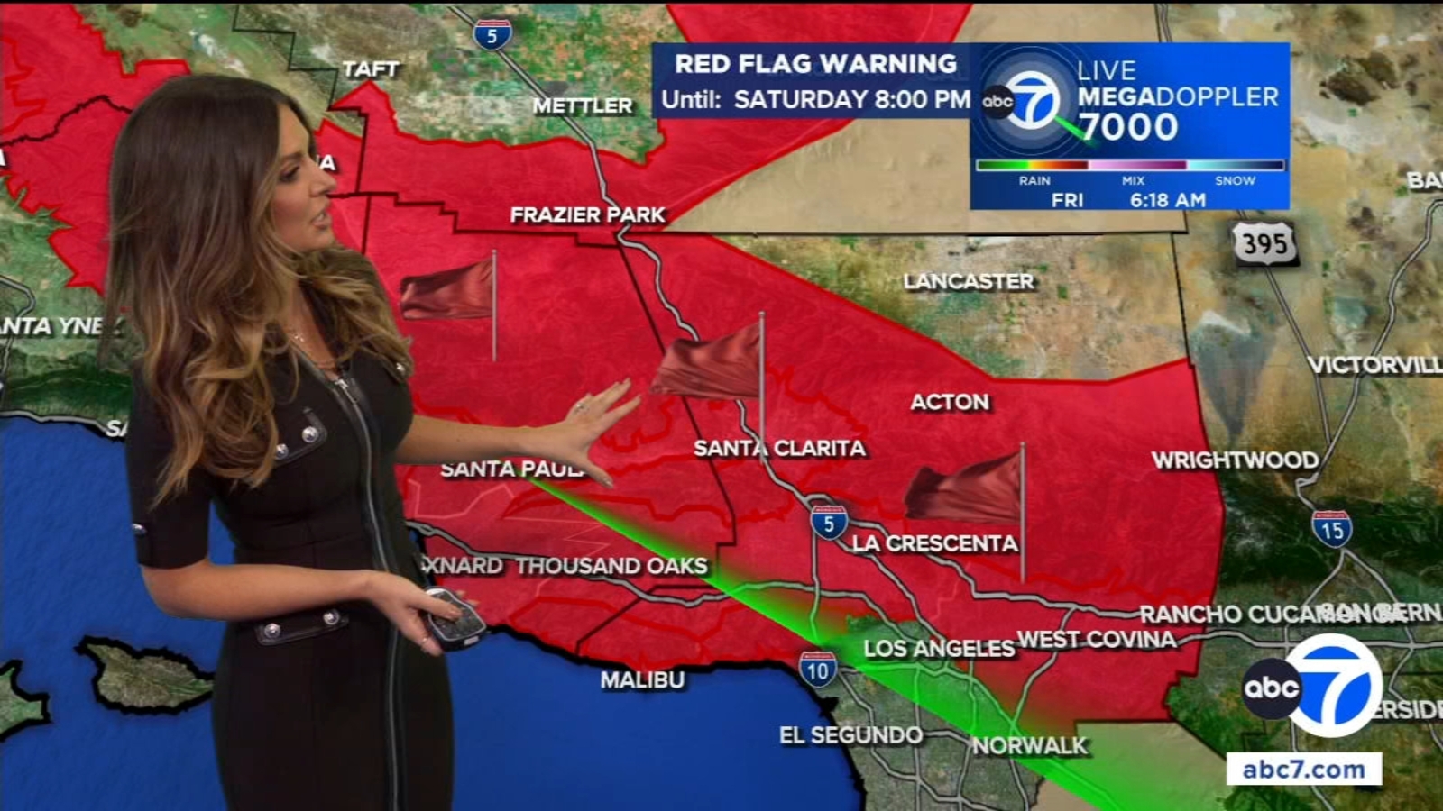 Windy, dry conditions continue Friday - ABC7 Los Angeles
