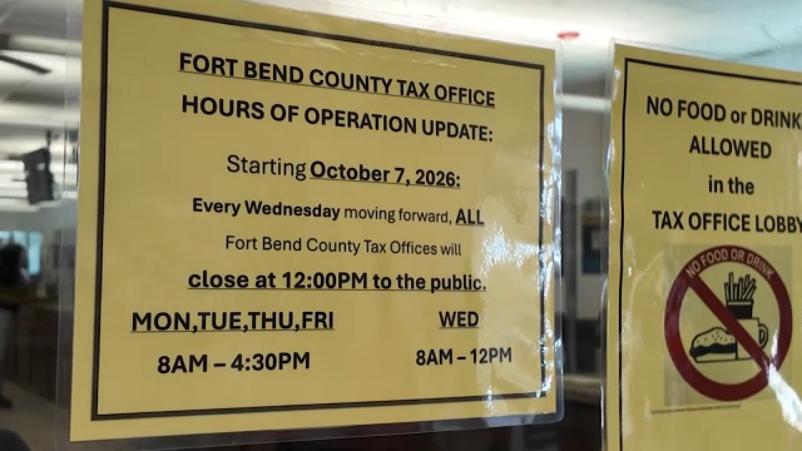 Fort Bend County suddenly shortens its tax office hours on Wednesdays ...