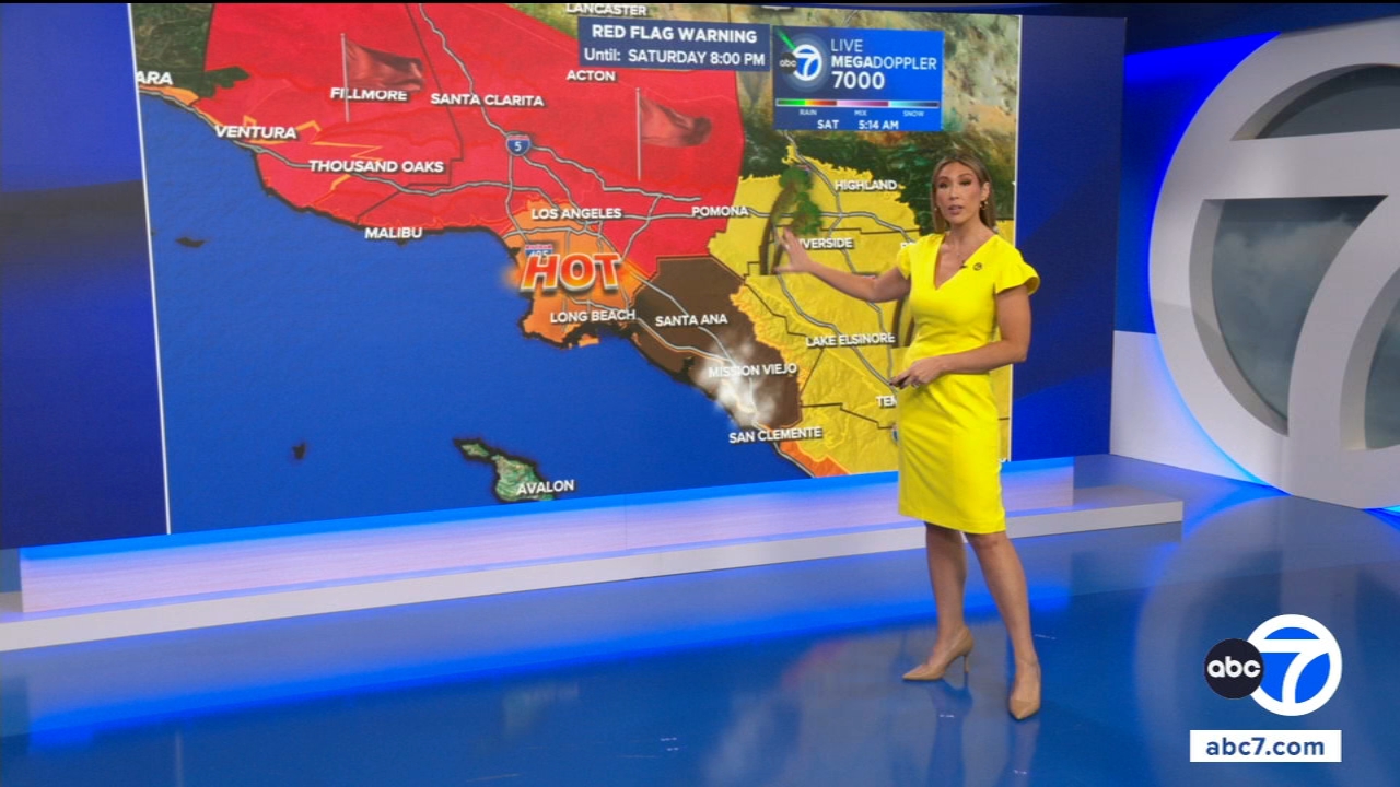 Santa Ana winds peak in LA County; fire danger continues into weekend