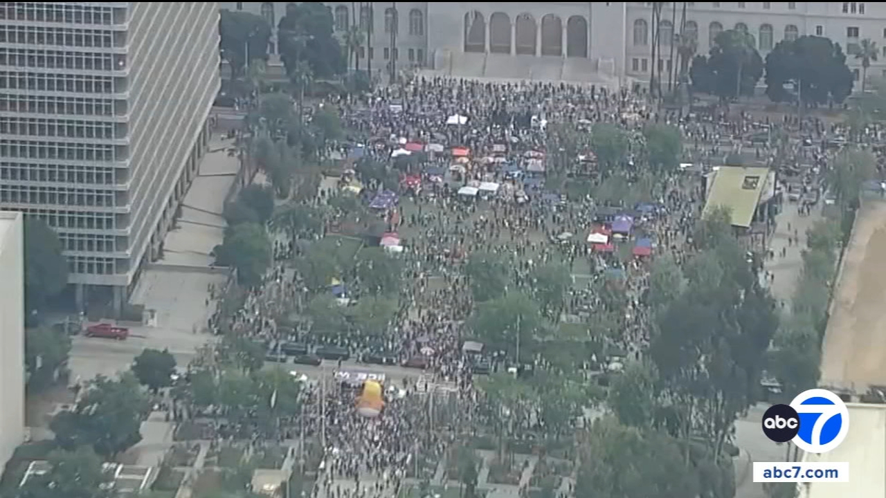 'No Kings' protesters rally across Southern California and nationwide