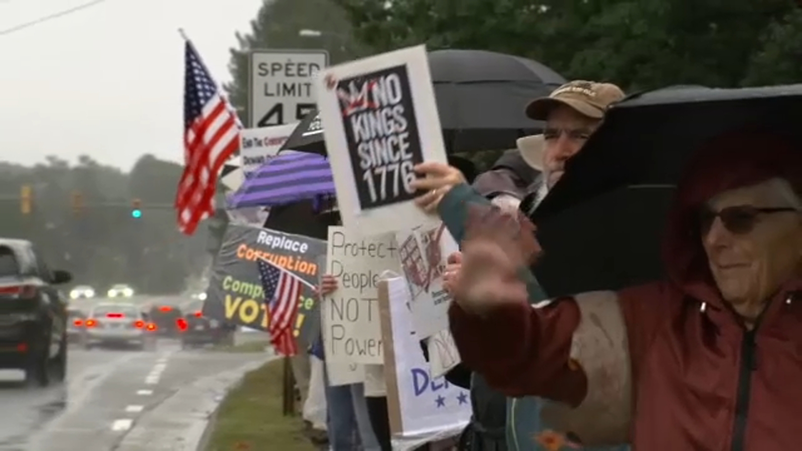 No Kings rallies across central North Carolina put focus on getting voters to the polls