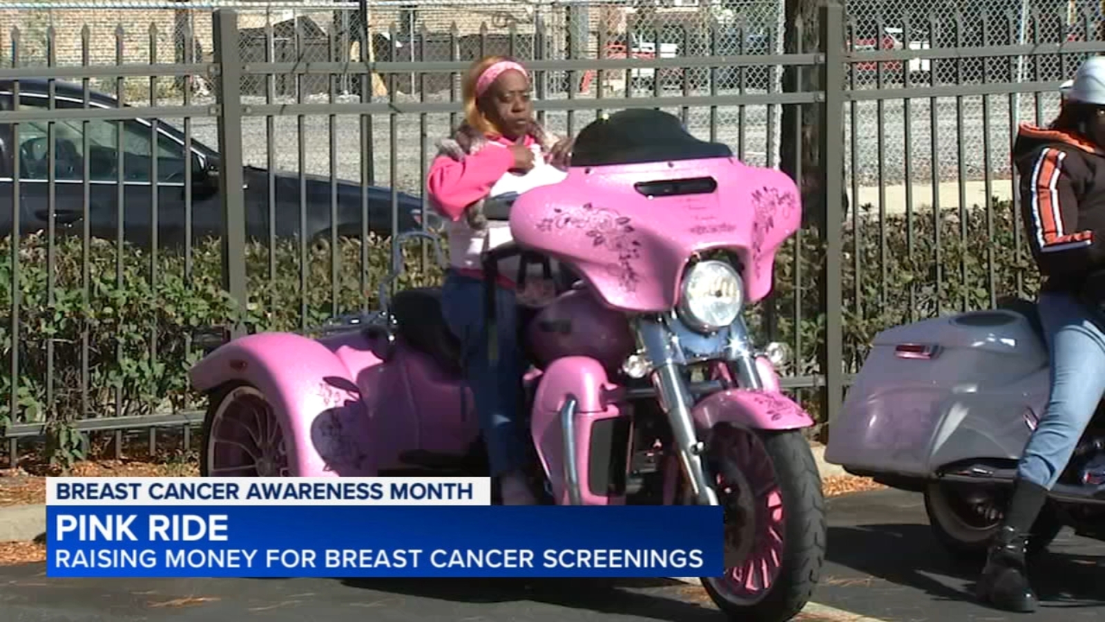 Pink Ride motorcyclists raise money for breast cancer screenings on West Side
      