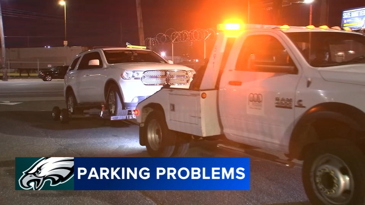 More than 40 vehicles ticketed, towed in South Philadelphia during Eagles game