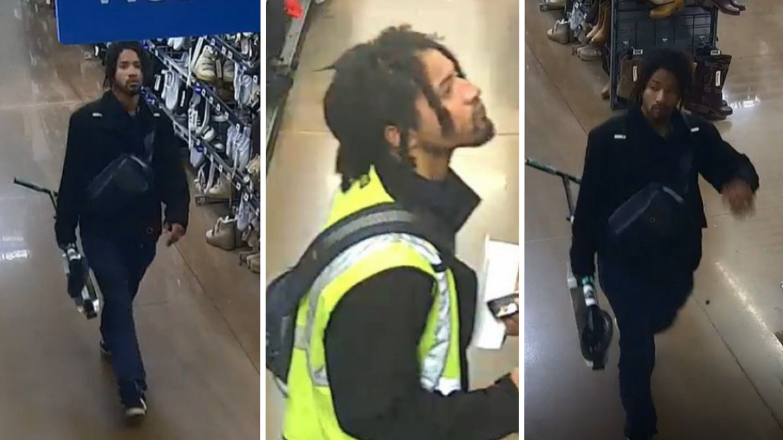 Man sought after allegedly stealing rifle from Bensalem Twp. Walmart