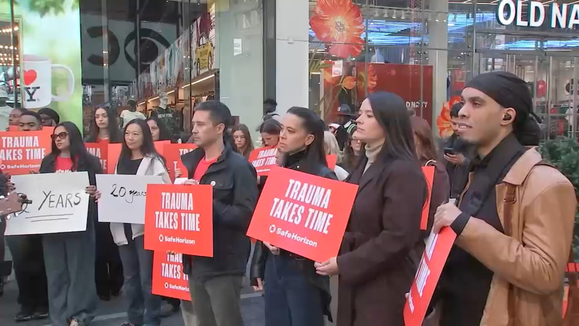 Rally to support Jane Doe in Cornell rape case held in Times Square
