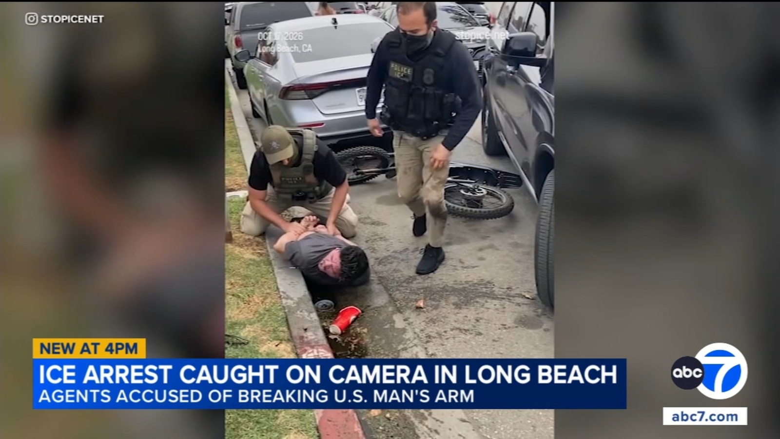 ICE agents accused of breaking man’s arm in Long Beach. Congressman Robert Garcia calls for investigation ICE agents accused of breaking man’s arm in Long Beach. Congressman Robert Garcia calls for investigation
