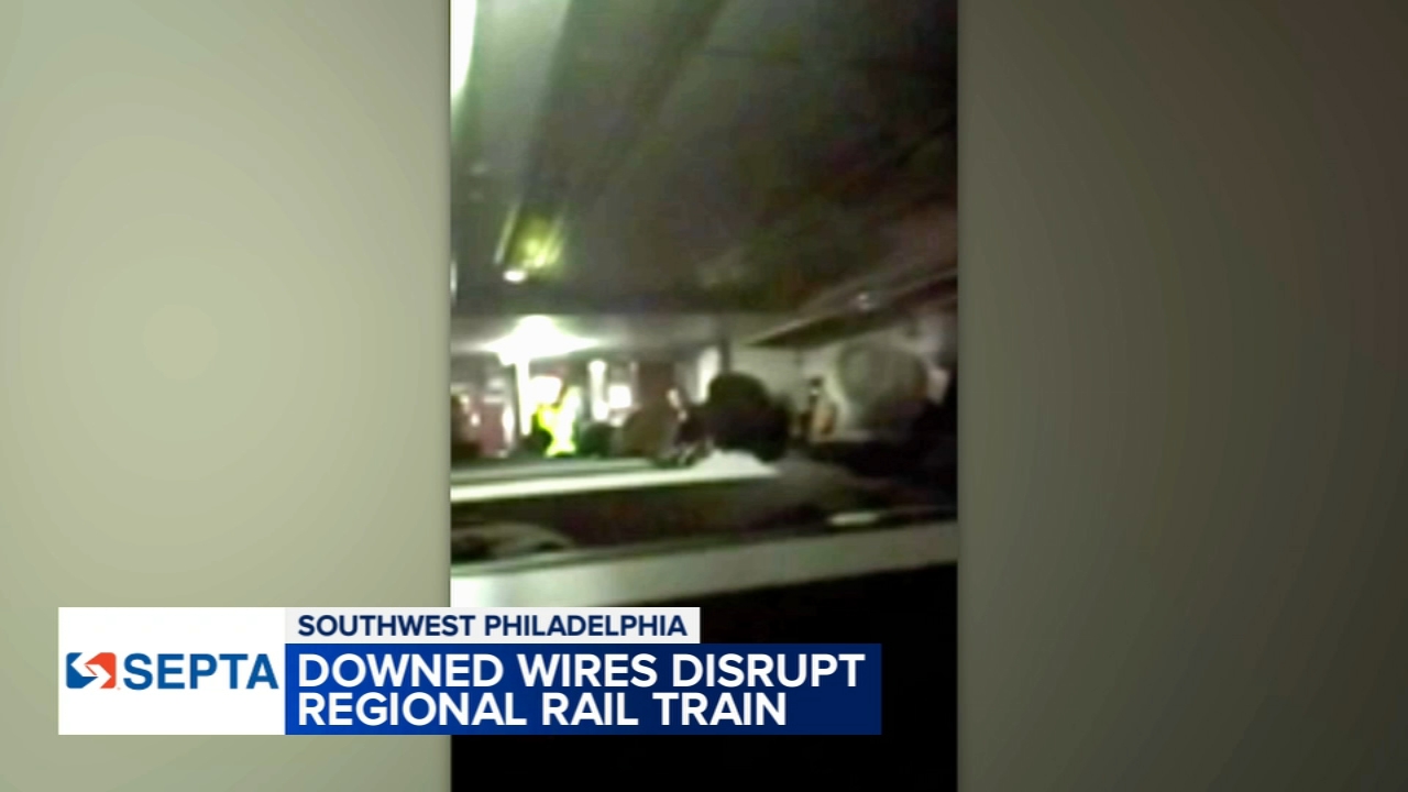Downed wires leave SEPTA riders stranded for hours in SW