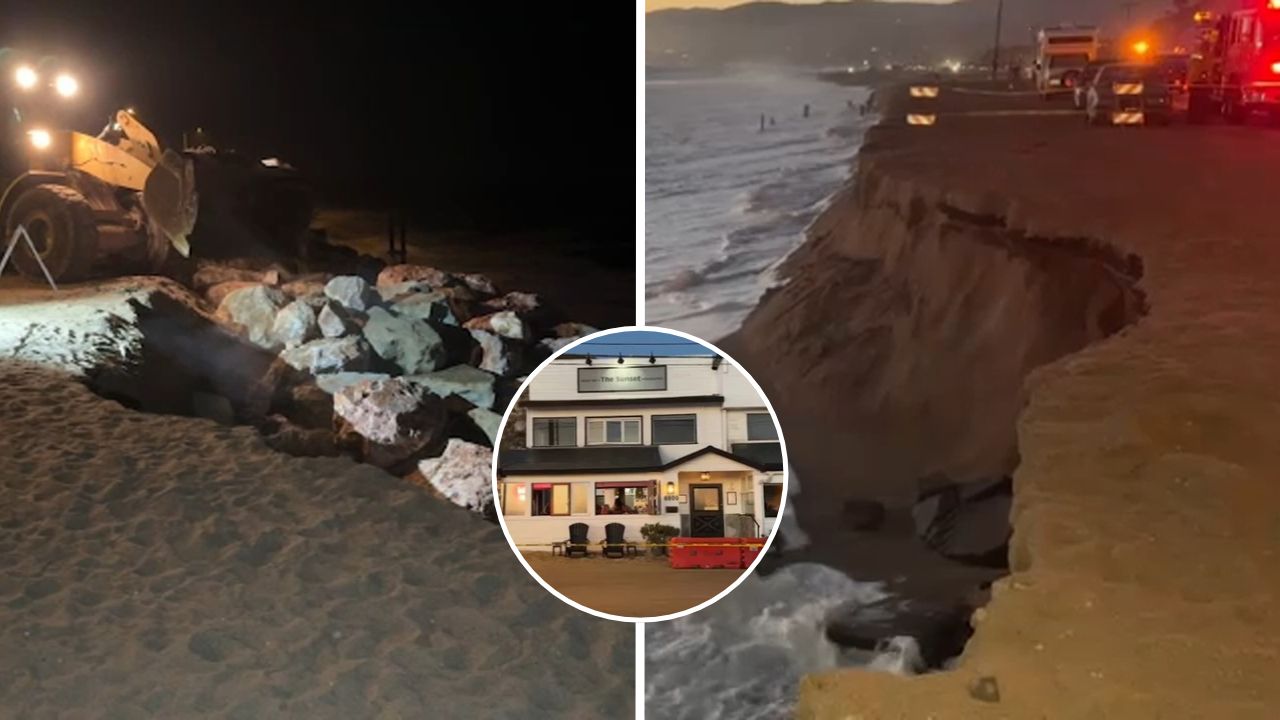 Crews race to fortify Malibu road near popular restaurant threatened by coastal erosion