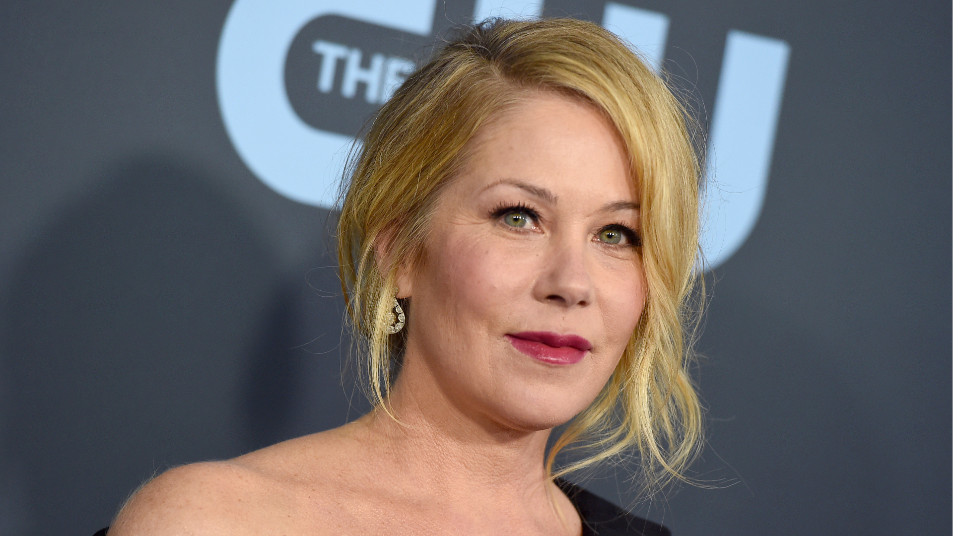 FILE - Christina Applegate arrives at the 25th annual Critics' Choice Awards on Jan. 12, 2020, in Santa Monica, Calif. 