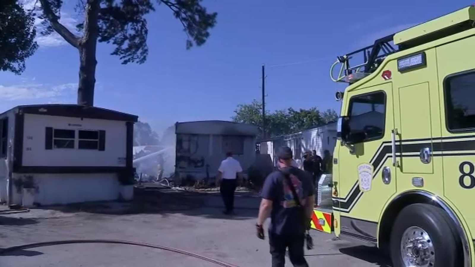 Fire damages 3 mobile homes in north Houston, Little York FD says
