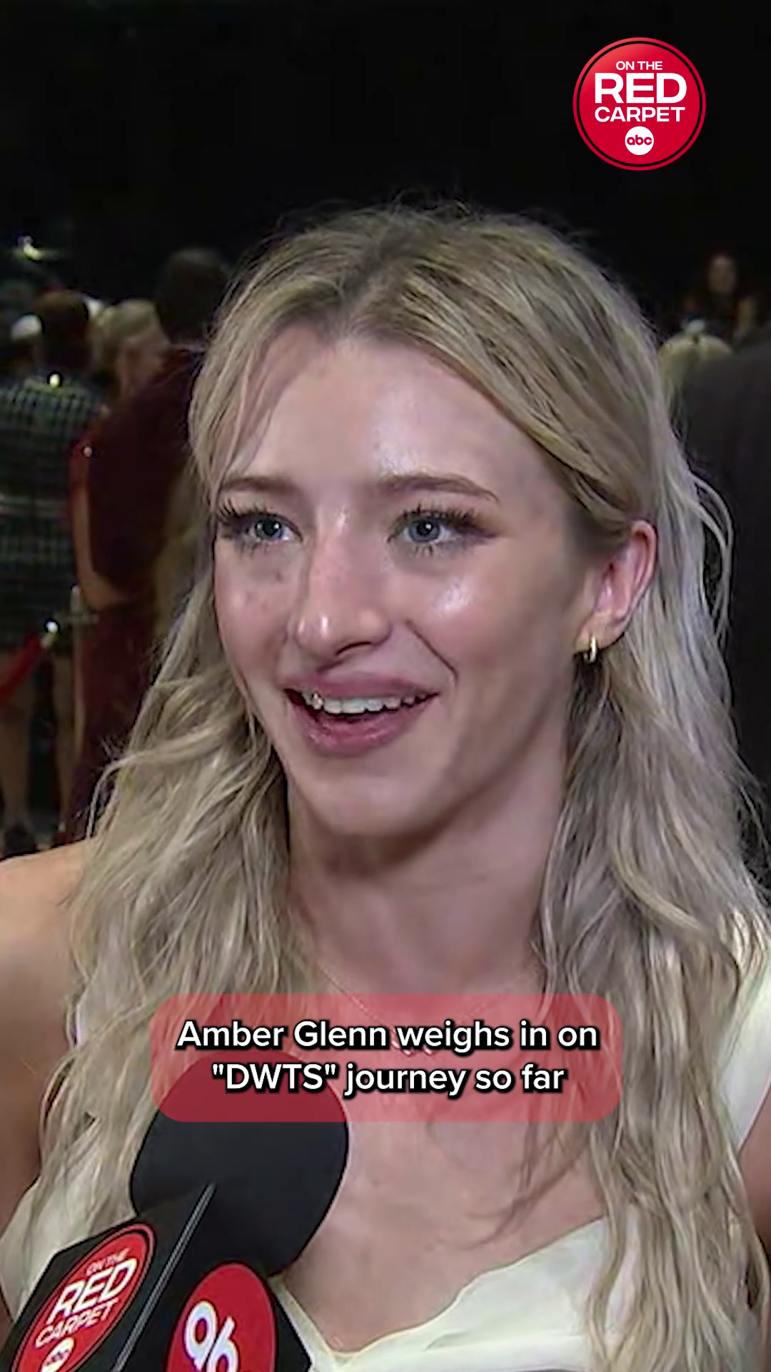 Amber Glenn on her "DWTS" journey so far