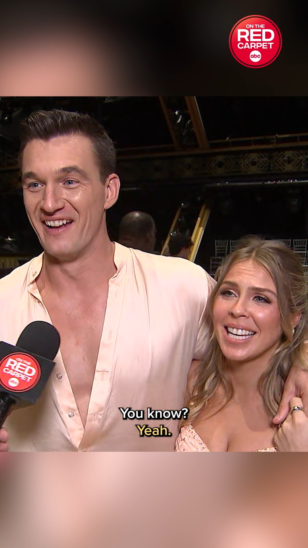 Tyle Cameron and fiancée open up about live 'DWTS' gender reveal