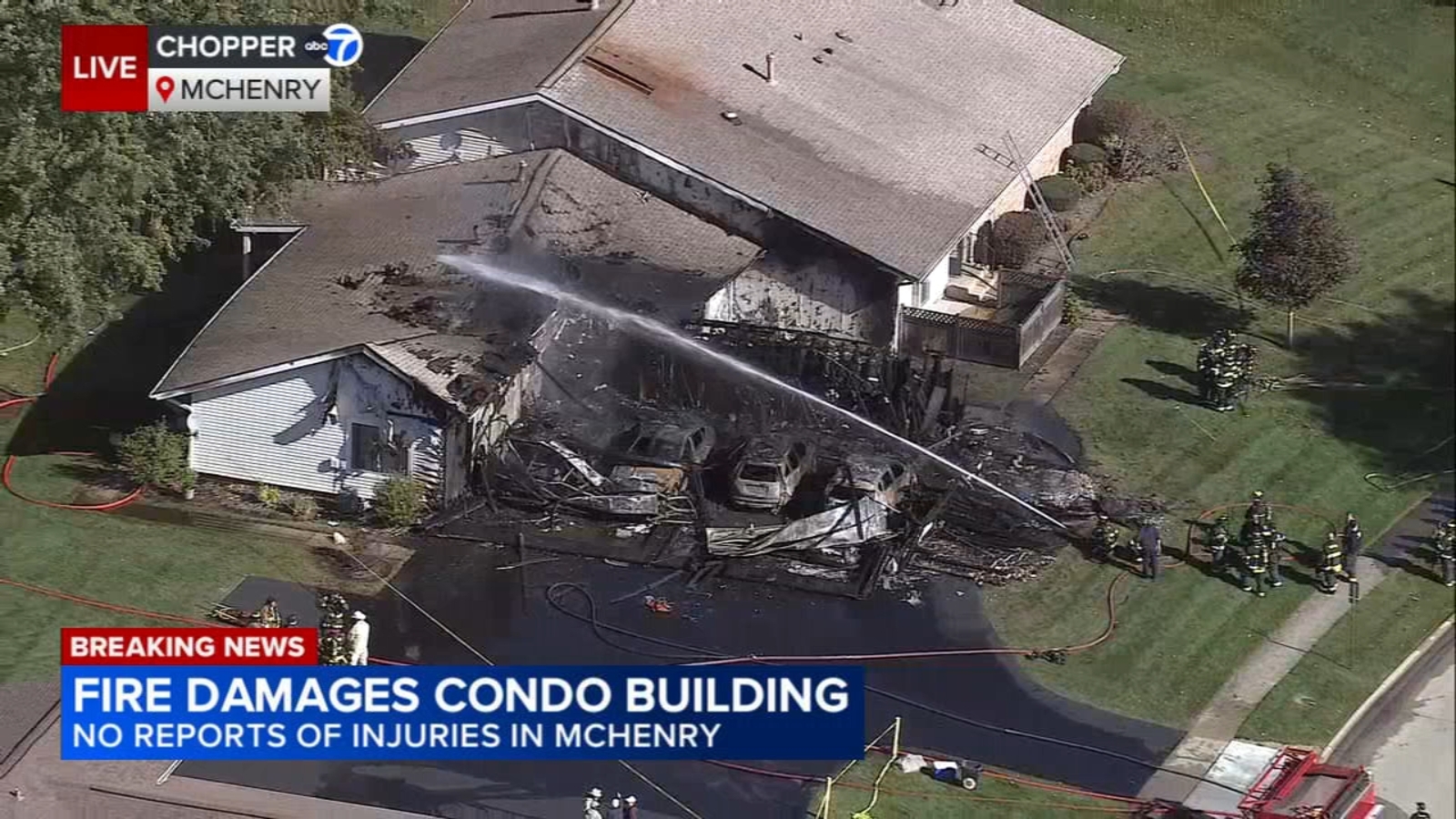 Fire damages McHenry County condo building on Oakwood Drive - ABC7 Chicago