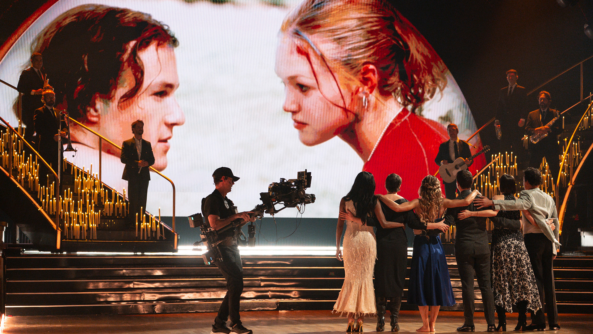 The cast of "10 Things I Hate About You" reunited to support Julia Stiles on Dedication Night for "Dancing with the Stars."