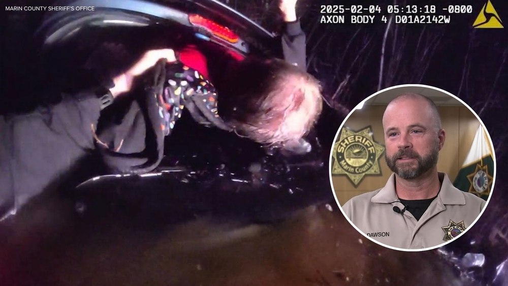 Marin Co. deputy receives Medal of Valor for submerged car rescue