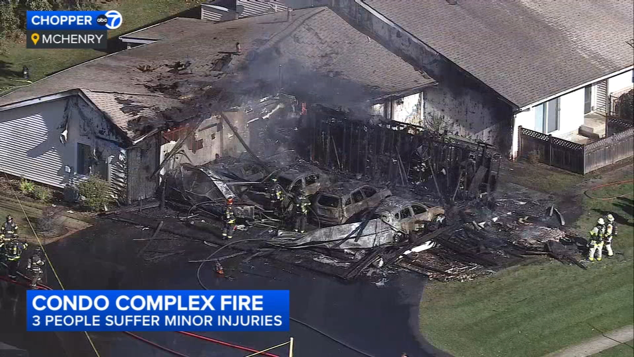 Fire damages McHenry County condo building on Oakwood Drive - ABC7 Chicago