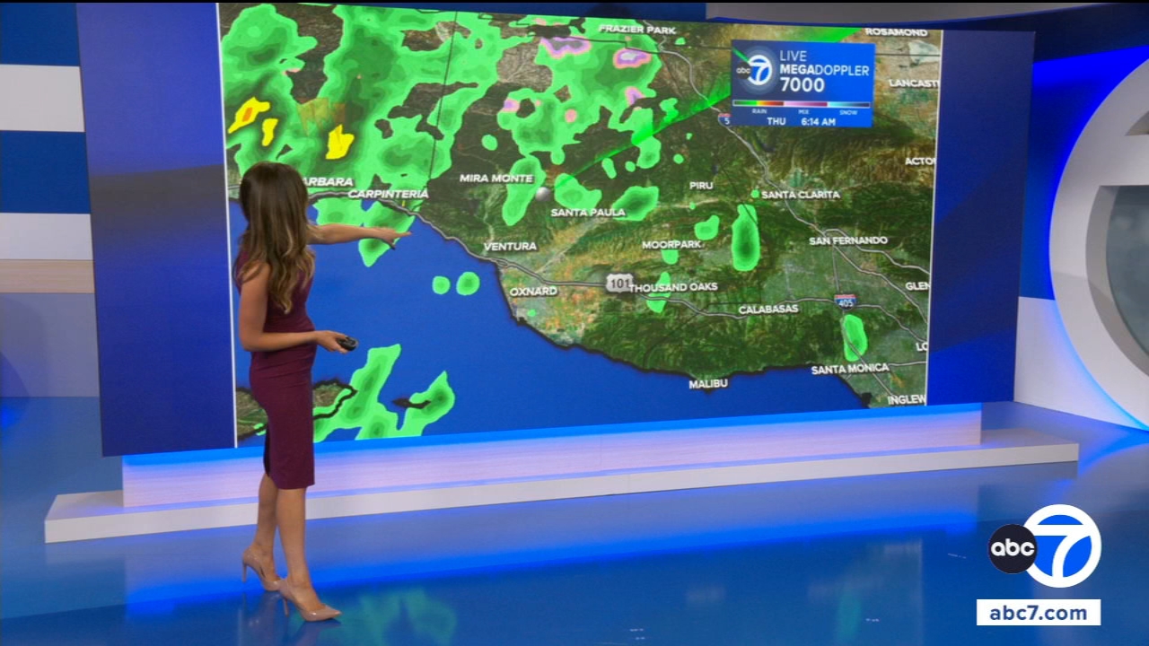 Rain storm moving across SoCal. Here's when conditions will start to dry out