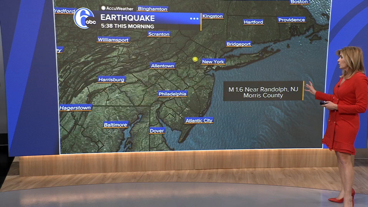 Magnitude 1.6 earthquake reported in Morris County, New Jersey