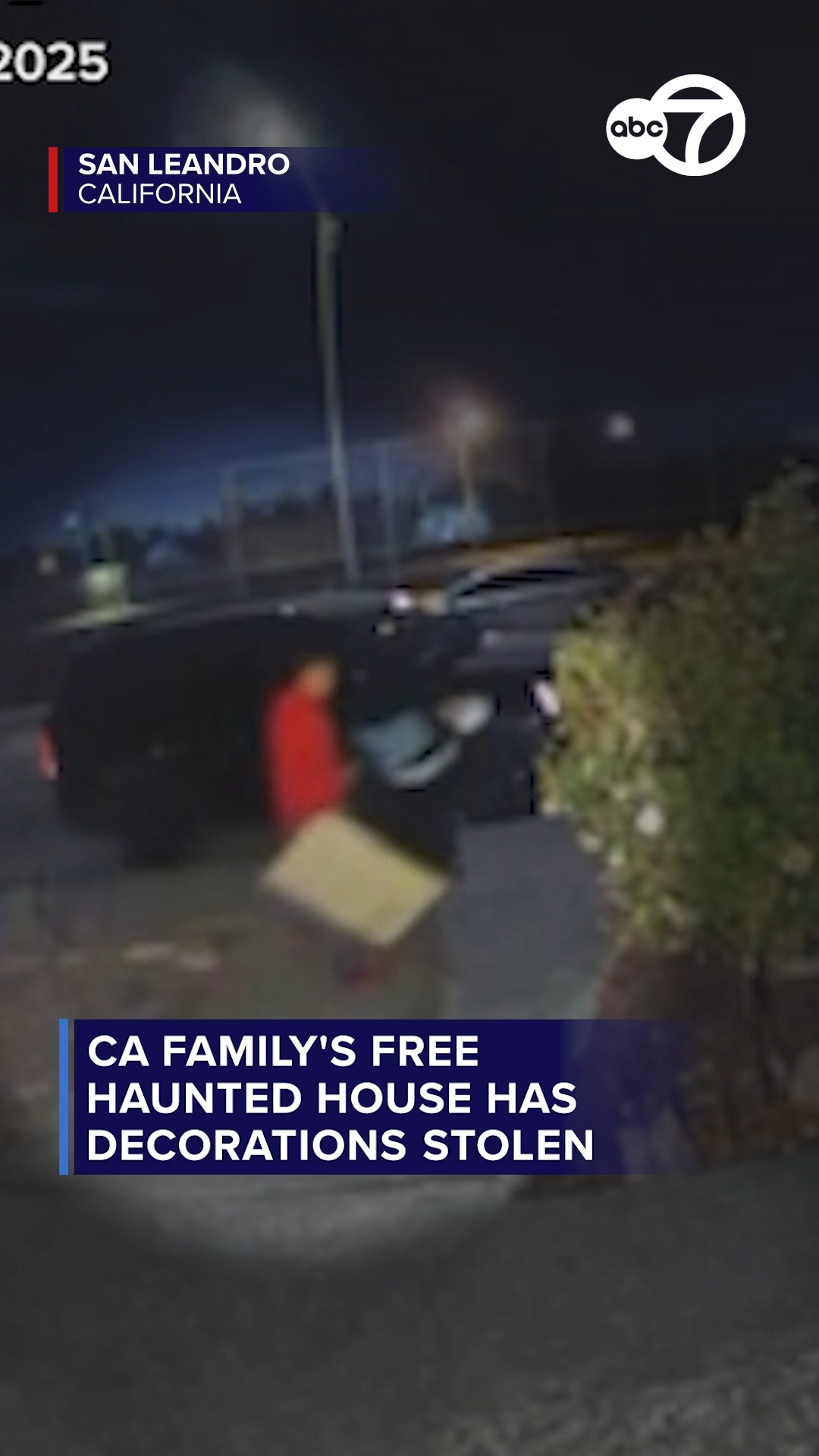 CA family's free haunted house has decorations stolen