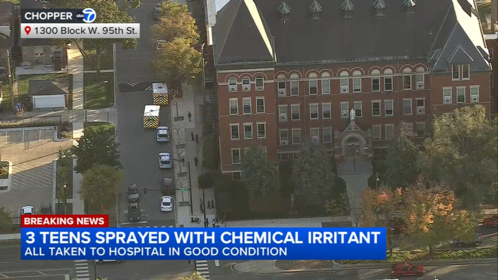 3 teens sprayed by chemical irritant at South Side school, hospitalized, Chicago police say
      