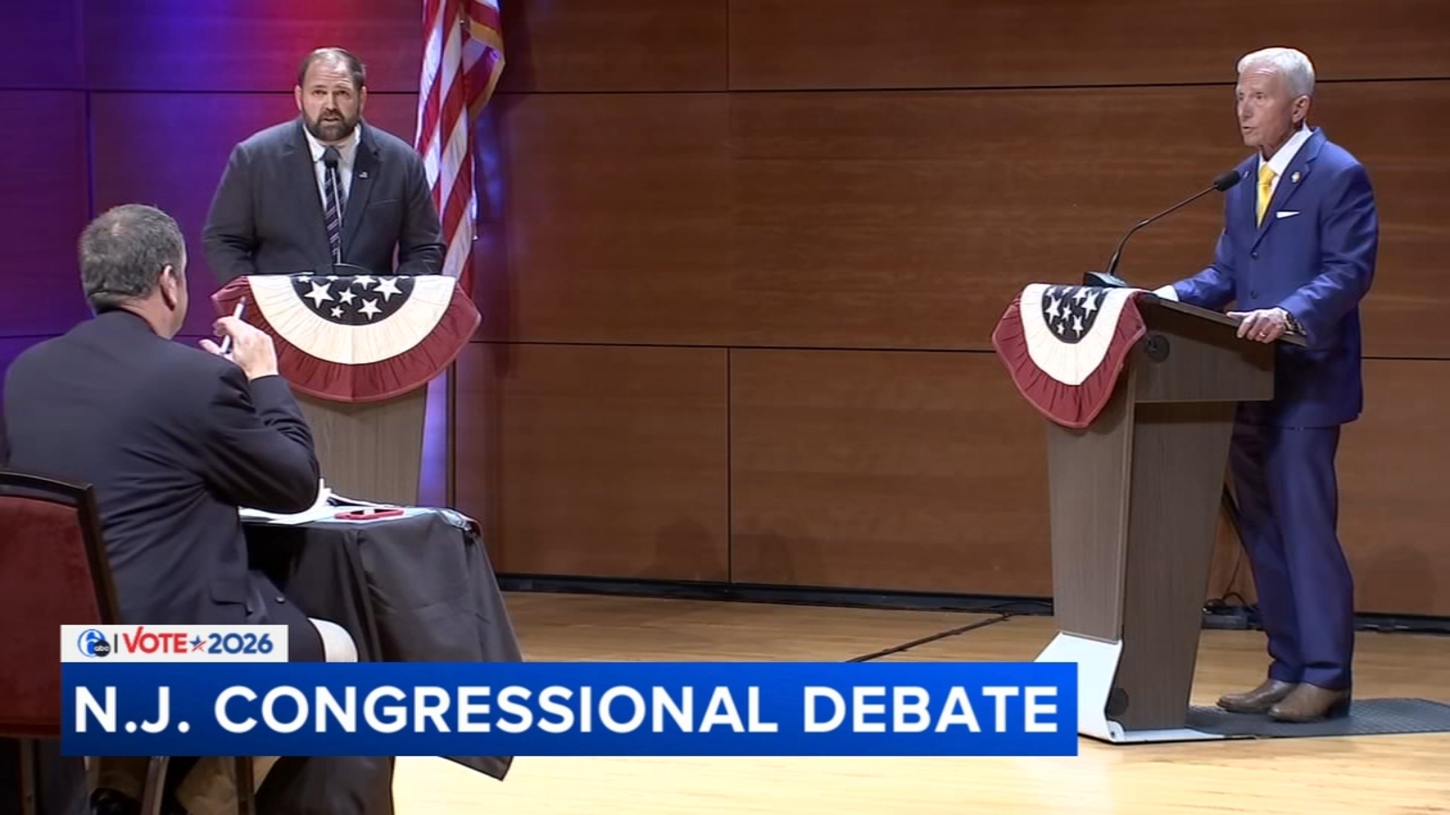 Van Drew, Mullock clash over economy, immigration and Iran in heated congressional debate