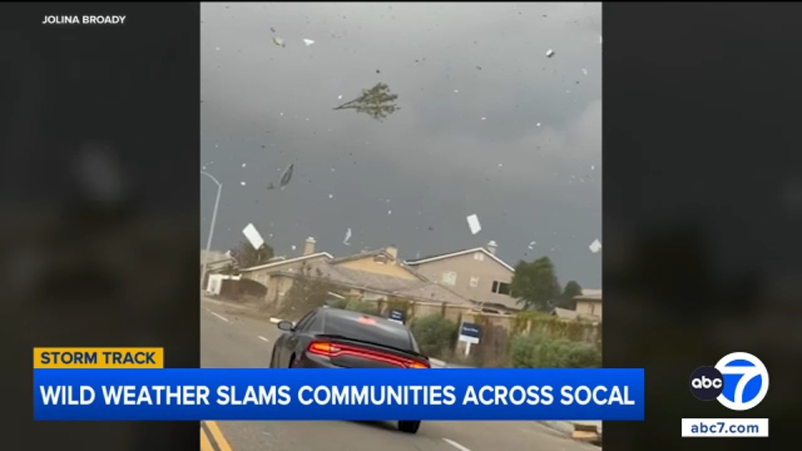 From hail to fierce winds, wild weather slams communities across SoCal